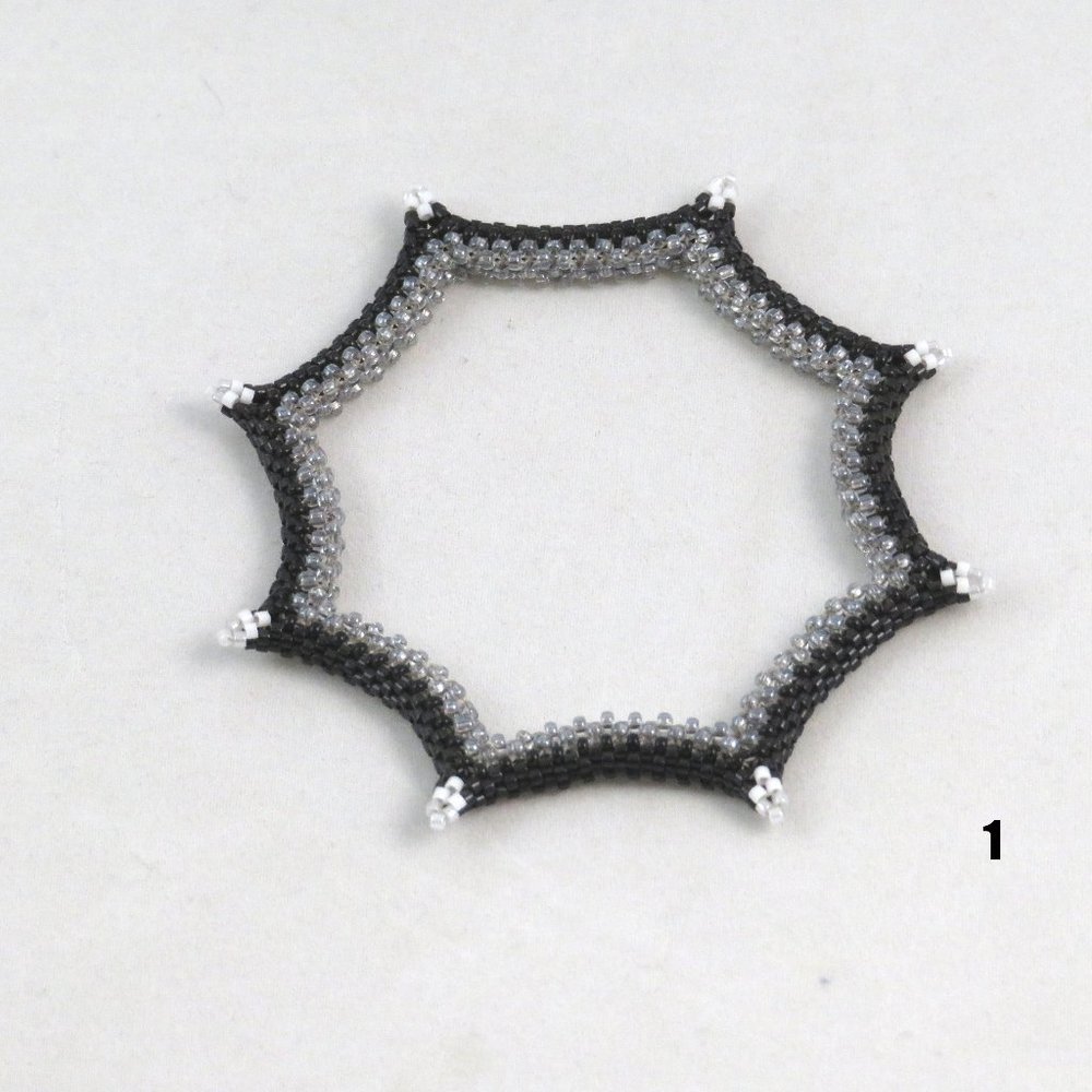 COPY - Goth spike bangle bracelets- transparent gray